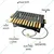17 inch Electric BBQ Grill with 12 Skewers