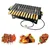 17 inch Electric BBQ Grill with 12 Skewers