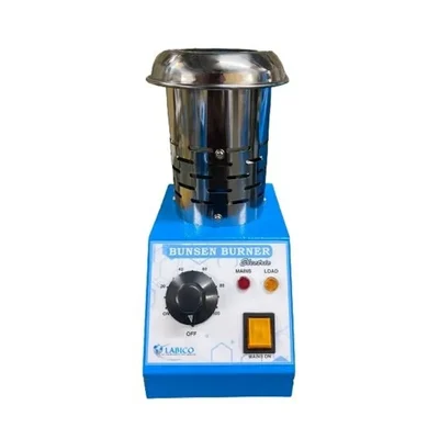Labico 650 Degree Celsius Electric Bunsen Burner Laboratory Heating Device Mild Steel Manual Model