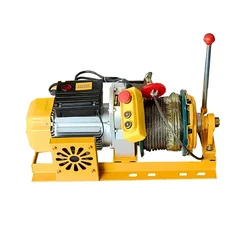 HT 1000 KG Capacity 3 Hp Electric Clutch Winch With 8 MM & 50 meter Wire Rope
