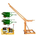 Crossbee 500 kg Mini Crane 360° With 5 HP Electric Clutch Winch, 8 mm & 50 Meter Rope & 2 Pcs Wheel Trolley