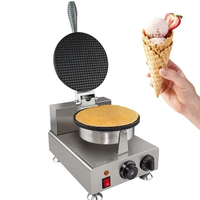 Commercial Single Head Electric Cone Maker Machine 1KW, SS Body