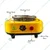 Wellberg Square Shape Electric Small Hot Plate, 500 W