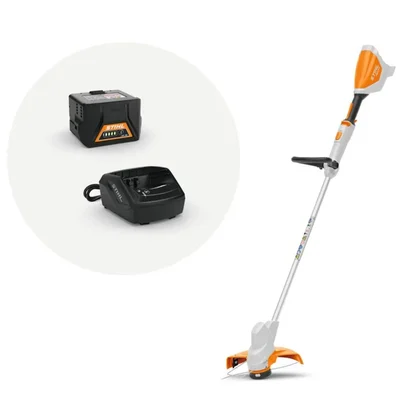 Stihl FSA 57, 36V Cordless Grass Trimmer with AK10 Battery and AL101 Charger | 0.28 kW Battery Operated Grass Trimmer