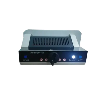 Namibind ZX-320V 120W Electric Desktop Paper Cutting Machine with Auto Paper Clamp, Manual Push, and Protective Cover ZX-320V