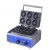 Teflon Coated Electric 6 Slot Donut Waffle Machine, Stainless Steel Body, 2kw