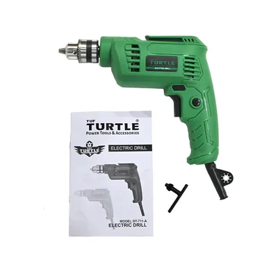 Turtle 10mm 600W Reverse and Forward Motion Electric Drill Machine (ST-711A)