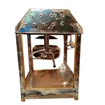 Commercial Indian SS Body Electric Operated Popcorn Machine 3 Kg Per hr Capacity