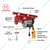 Hoipro PA 500 Kg Mini Electric Hoist With 1.5 HP 100 % Copper Winding Motor, 5 mm & 20 Meter Wire Rope