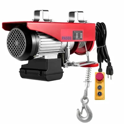  LIFTIT PA 500 kg Mini Electric Hoist With 1.5 HP 100 % Copper Winding Motor, 5 mm Diameter & 20 Meter Wire Rope