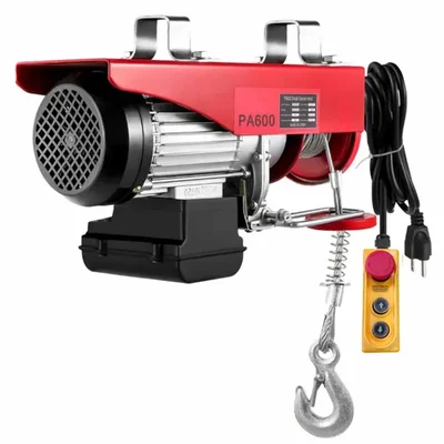  LIFTIT PA 600 kg Mini Electric Hoist With 1.6 HP 100 % Copper Winding Motor, 5 mm Diameter & 20 Meter Wire Rope