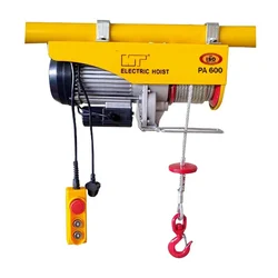 HT PA 600 kg Electric Hoist with 1.6 HP Copper Winding Motor, 5 mm diameter & 20 meter long Wire Rope