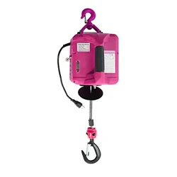 Heavy Duty 500 kg Lifting & Pulling Capacity Portable Electric Hoist, 2 HP Single Phase Motor, 6mm & 7.6 meter Wire Rope