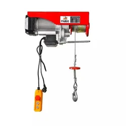 UTC PA 800 Electric Hoist With 1.5 HP Copper Winding Motor, 6 mm 20 Meter Wire Rope