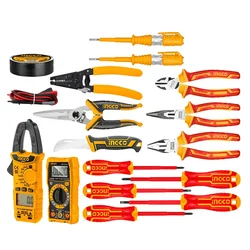 Ingco 16 Pcs Electricians Tools Set (COS23025)