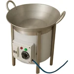 14-Inch Round Table Top Electric Kadhai, 3000W with Safety Features (MCB/Auto-Cut Off)