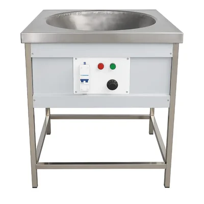 Electric 16 Inch Square Kadhai with MCB Feature, Stainless Steel Body