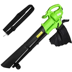 Gigawatts GT101009, 3000W 3-in-1 Heavy Duty Electric Leaf Blower, Vacuum & Mulcher with 35L Reusable Collection Bag
