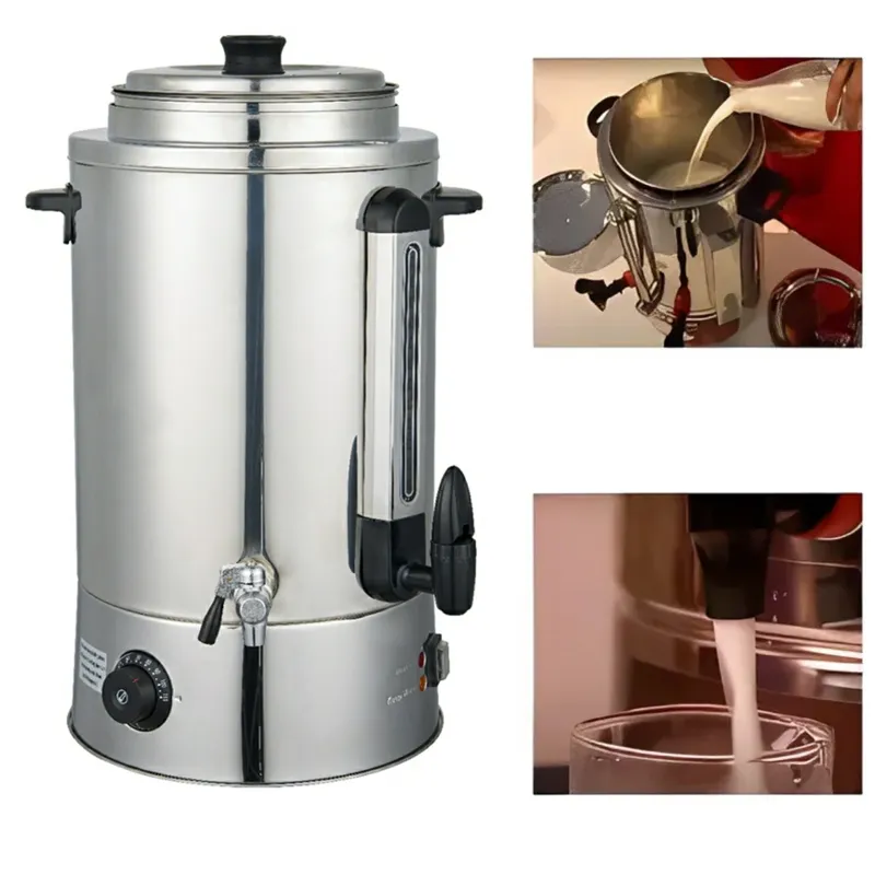 Commercial 10 Ltr Electric Milk and Water Boiler, 1650W