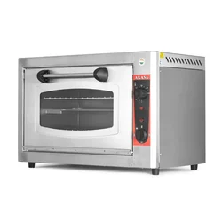 Akasa PO 409 Stainless Steel 18 x 12 Inch Pizza Oven, 2400W 