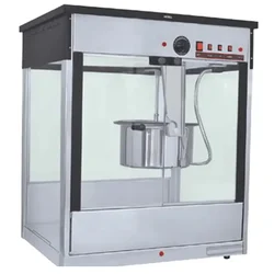 Akasa PCM 8 Stainless Steel Electric Popcorn Machine, 1200 Watt