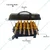 Electric Portable Barbeque Grill 1000W with 6 Skewers