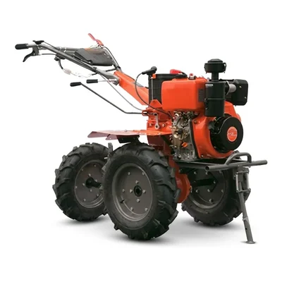 Heavy Duty 9HP Electric and Recoil Power Tiller for Farming 133cm Width 2 Forward and 1 Reverse Gear