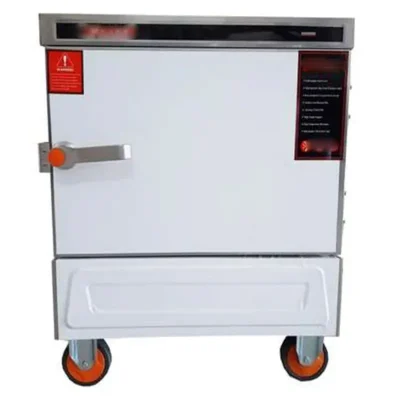 4 kW Electric Rice Cooker/Steamer Machine of 4 tray, Stainless Steel Body