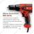 BSC POWER 10 mm Electric Screw Driver Drill 450 W, 1100 RPM for Professional & DIY (SD10L) 