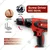 BSC POWER 10 mm Electric Screw Driver Drill 450 W, 1100 RPM for Professional & DIY (SD10L) 