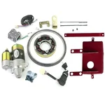 Electric Starter Kit with Battery Seat  For 4 stroke 9 HP  (186F) Diesel Power Tiller / Cultivator,186F-039