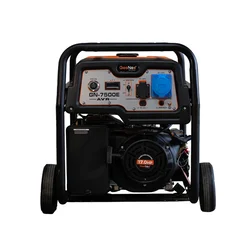 GeeNex 7.5 KVA Single Phase Phase 445 CC Electric Start Petrol Generator with 28L Tank Capacity (GN-7500E), 1 Year Warranty 