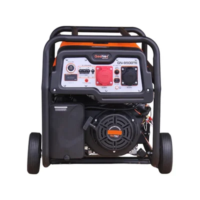 GeeNex 9.5 KVA Single Phase & Three Phase 500 CC Electric Start Petrol Generator with 28L Tank Capacity (GN-9500TE), 1 Year Warranty 