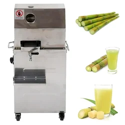 1 HP Electric Stainless Steel Sugarcane Juice Machine