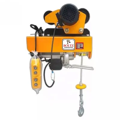 Boltz PA 1200 kg Electric Hoist With Electric Travelling Trolley & 2.5 HP Copper Winding Motor,8 mm Diameter & 20 Meter Wire Rope