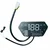 Electric Two Wheeler Digital Display Speedometer Black (48V/60V/72V)