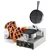 Electric Round Waffle Maker Machine for Hotel and Restaurant, 1250W