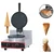 Akasa WCM 7 Waffle Cone Machine 7 inch Circular, 1000W with Free Wooden Cone
