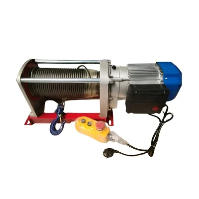 Boltz 1000 kg Capacity 3 HP KCD Electric Winch With 100% Copper Winding Motor, 8 mm & 40 Meter Wire Rope