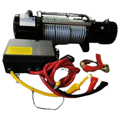 CROSSBEE 6500 LBS Electric Winch, 4.2 Hp- 25 m * 7.2 mm wire rope For Towing- SUVs, ATVs, UTVs, Cars, Boats, Jeeps, Trucks (2948 Kg)