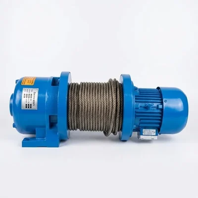 Heavy Duty 1000 kg Electric WInch ,Three Phase 3 hp & 60 meter*6 mm Wire Rope