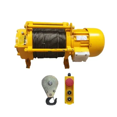 Damar 1000 Kg Capacity, 3 Phase 3 HP Electric Winch Machine With 8 mm & 100 Meter Wire Rope