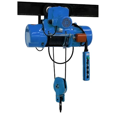 Crossbee 2 Ton CD1 3 phase Electric Wire Rope Hoist With Electric Trolley, 9 meter & 13 mm Wire Rope for Industrial Use