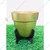 5 Inches Golden Elegant Metal Planter Pot with Wooden Stand | Used for Home Decoration Purpose