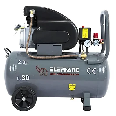 Elephant 30 Litres Air Compressor with 2 HP Copper Winding Motor and 116 psi Max. Pressure (AC30C)