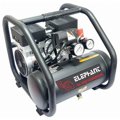 Elephant 6 Liters Oil Free and Noiseless Air Compressor With 1 HP Motor (AC-06C)