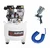 Elephant 30 Liters Oil Free and Noiseless Dental Air Compressor with Spray Gun and Recoil Hose Combo (AC 30DR-PS 01)