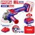 Emtop 100 mm 20V Cordless Angle Grinder With Battery, Charger & Abrasive Metal Cutting Disc, 9000 RPM (ELAG211041)