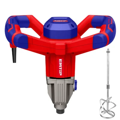 Emtop 1400 Watt Paint Mixer With Mixer Paddle Rod, 750 RPM (EMXR14001)
