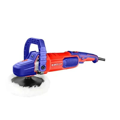 Emtop 7 inch (180 mm) 1400 W Car Polisher Machine with Accessories